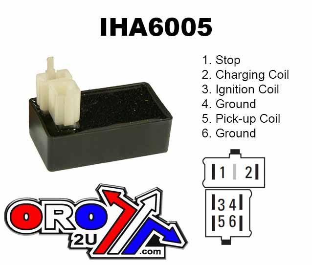 DZE Electrics Cdi Box XL250 Honda Iha6022, 30410-kb7-671, 30410-kb7-940
