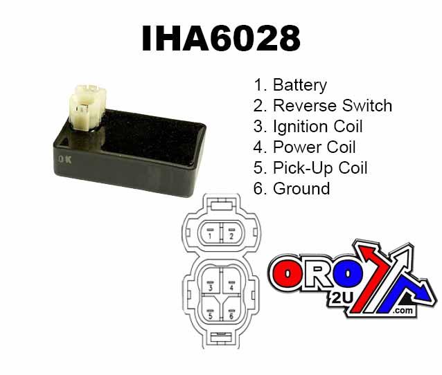 Arrowhead Electrical Cdi Box Honda TRX400EX 99-06, 30410-hn1-003, Iha6028, at-01002 160-02024