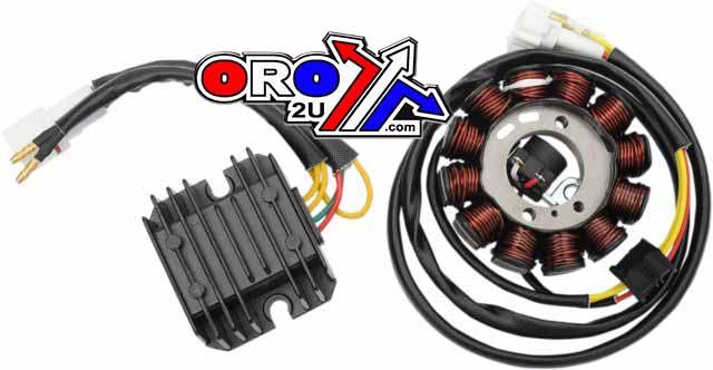 Ricks Electronics Charging Hd Kit YFZ450 04-09, Stator & Regulator Kit Ricks 99-400