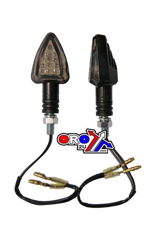 RIJOMOTOR INDICATORS LED SMOKE LENS PAIR 121408405