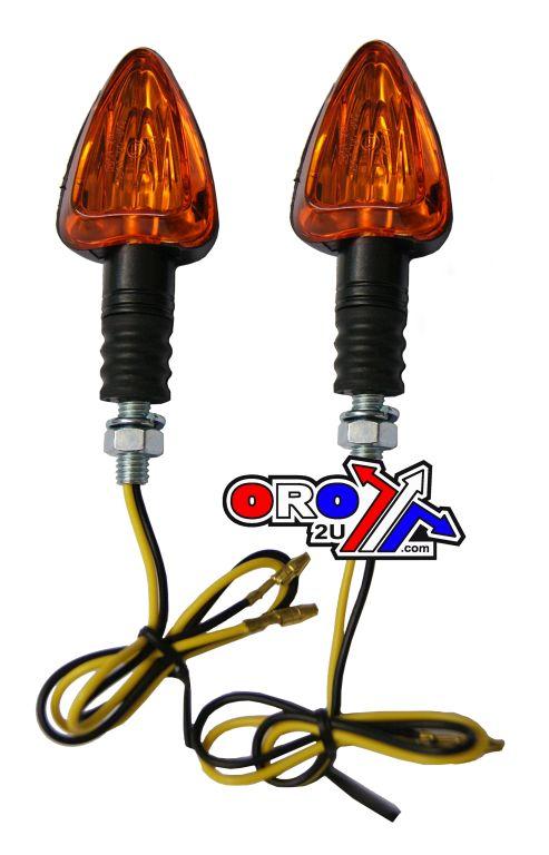 Rijomotor Indicators Orange Lens Pair, 12v, 23w, 121408408, 121408408