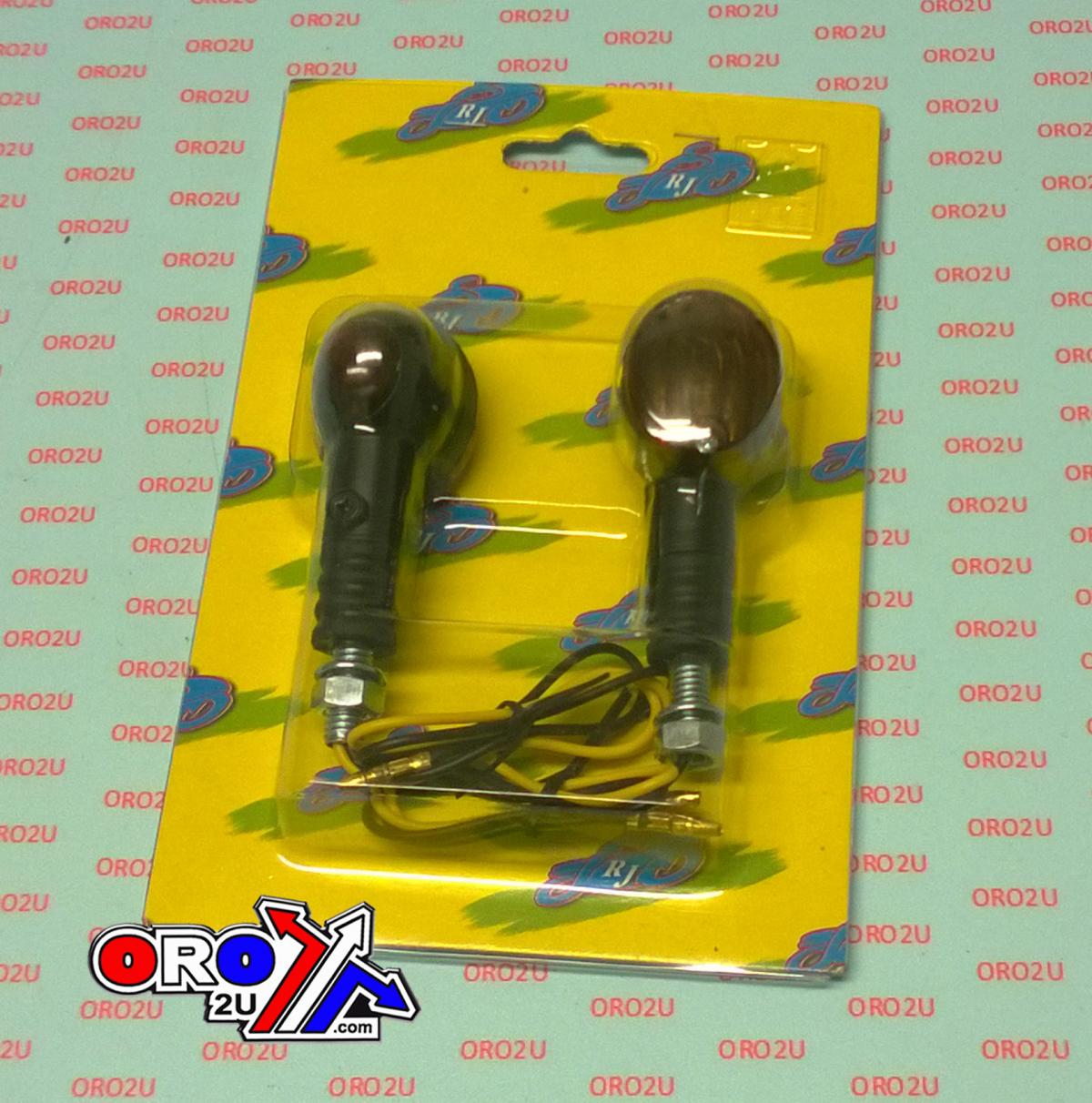 Rijomotor Indicators Smoke Lens Pair 121406255