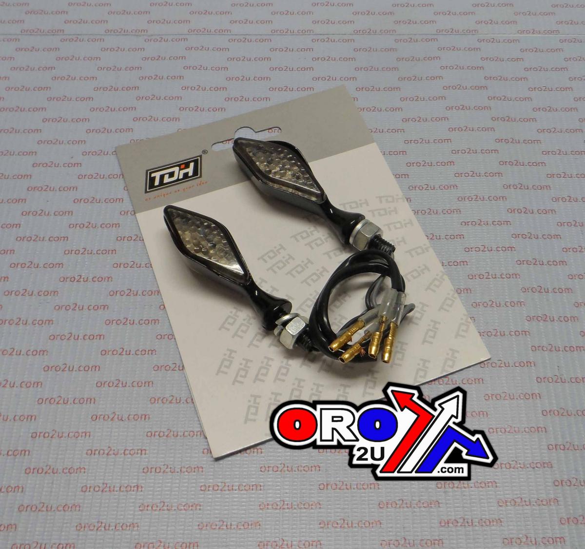 RIJOMOTOR INDICATORS LED SMOKE LENS BLK 121411876