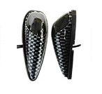 Rijomotor Indicators Smoke Lens Pair, Jaguar Carbon Look Case, 121407389