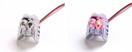 K&S Technologies Led Skull Mini Bolt Light Red KS25-9141