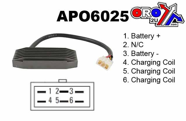 Arrowhead Electrical Regulator 32800-12e00, Asu6025 Suzuki 32800-12e01, 32800-12e00