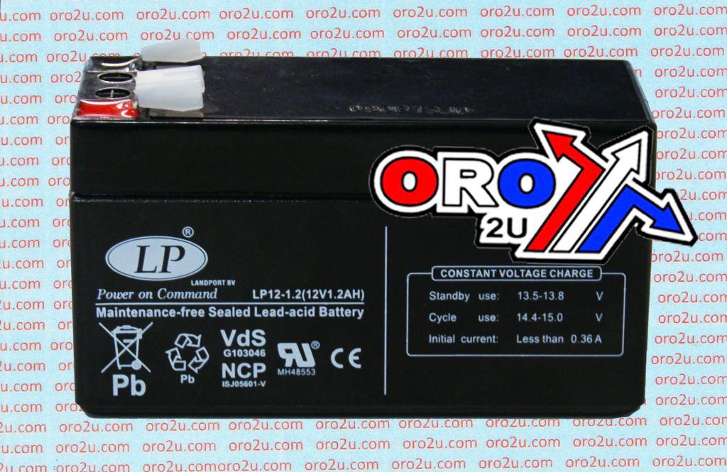 Landport Batteries LP12-1.2 12v-1.2a Dry Cell Battery, LP12-1.2, Battery