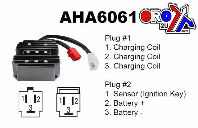 Arrowhead Electrical Regulator Honda NX650 88-89, Arrowhead Aha6061, 31600-my2-621, Esp2548