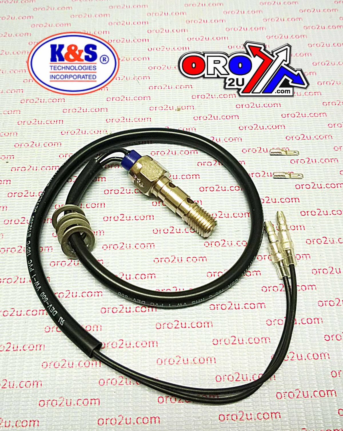 K&S Technologies Switch Brake M10x1.25mm, Hydraulic Double Bleed, KS12-0012