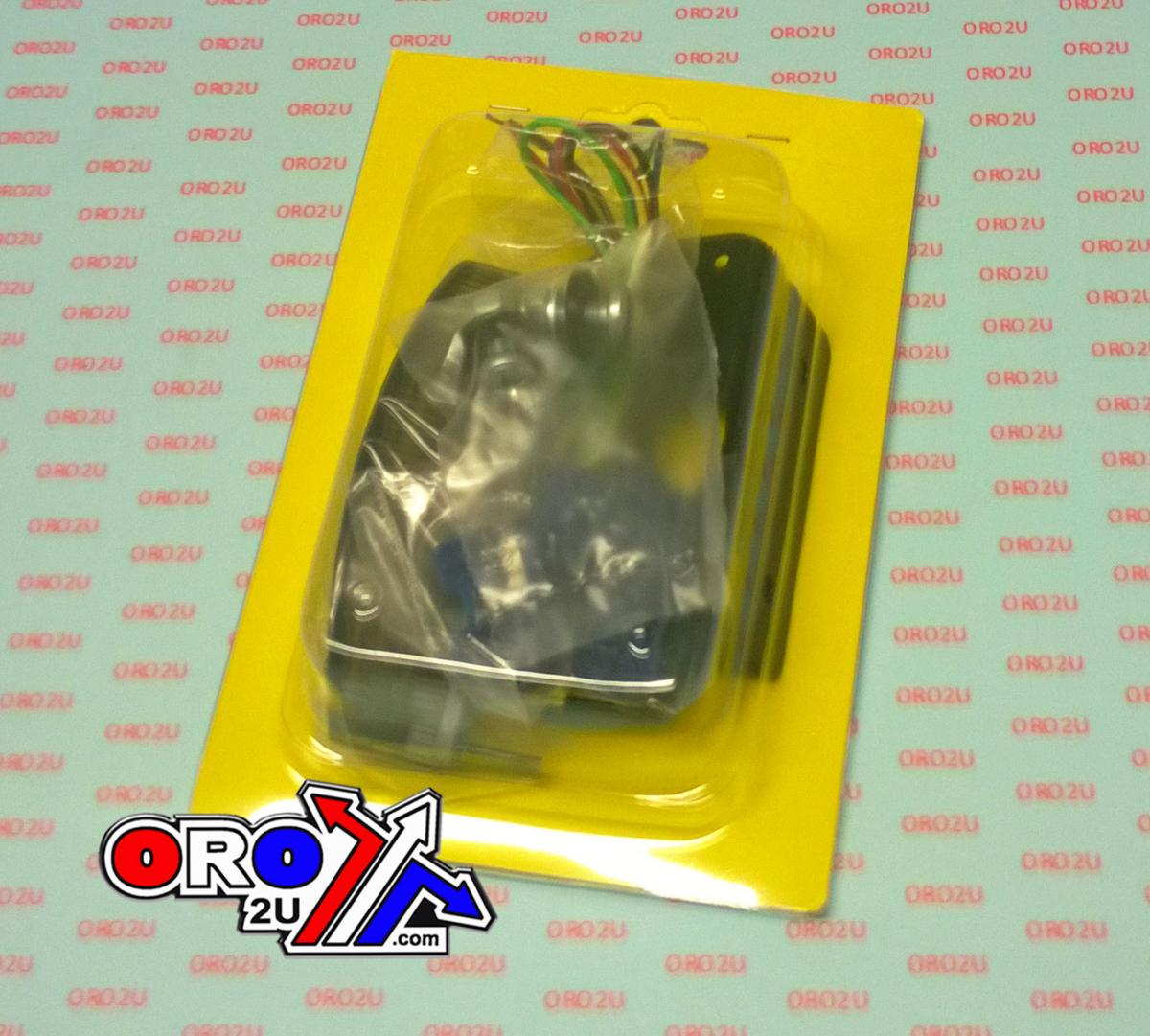 Rijomotor Led Rear Light with Blinkers, Inc. Number Plate Bracket, 121411370