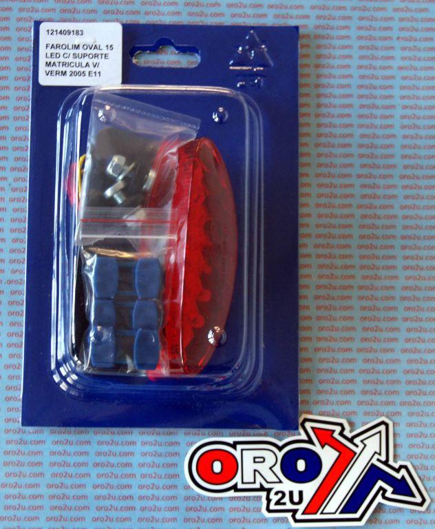 Rijomotor Led Rear Light/bracket Red 121409183