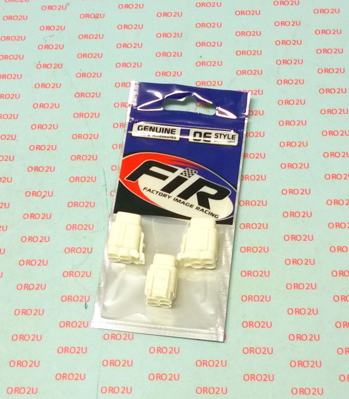 K&L Supply 4 Pin Female Connector Frs-111, Pack / 3