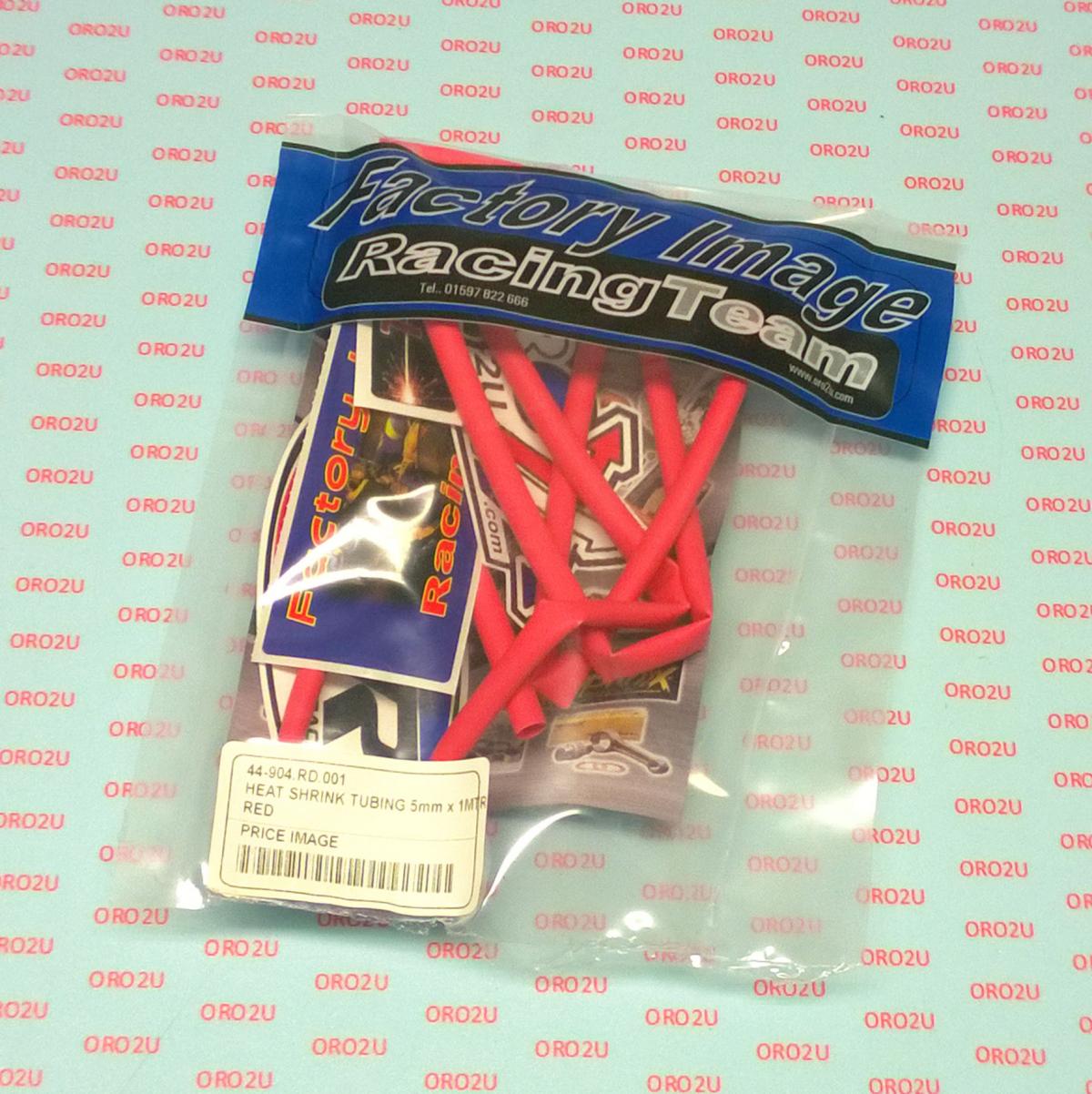 Tag-z Heat Shrink Tubing 5mm X 1mtr, Red