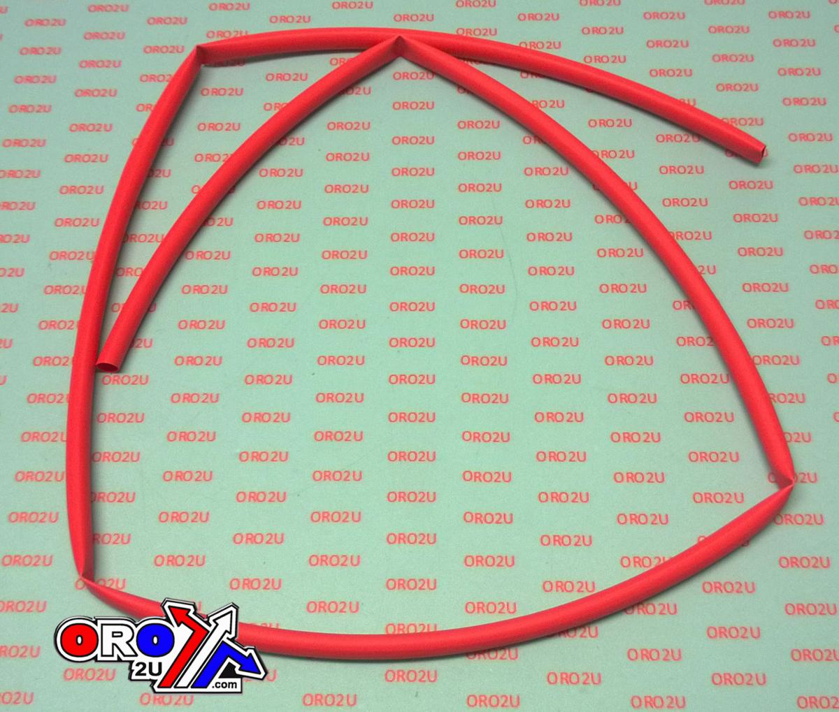 Tag-z Heat Shrink Tubing 6mm X 1mtr, Red