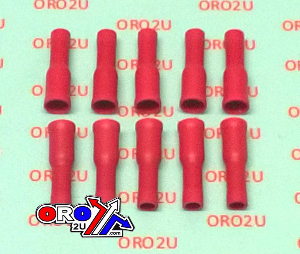 Tag-z Terminal Red Female Bullet, Pack / 10