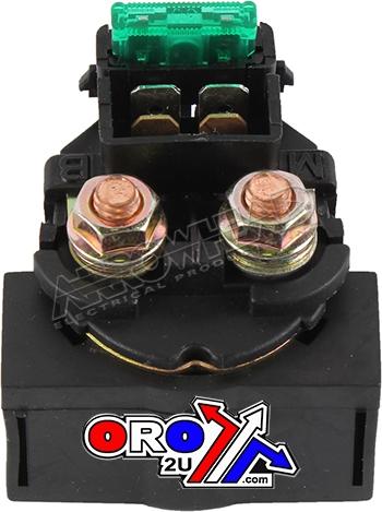 Arrowhead Electrical Starter Relay 12v Kaw Suzuki, Arrowhead 240-54020, Smu6083, Vn1500 Vulcan 88 W/1470cc 1987-1995, VN800 Vulcan 800 W/805cc 1995-2005, Zx-6 Ninja ZX600 W/599c
