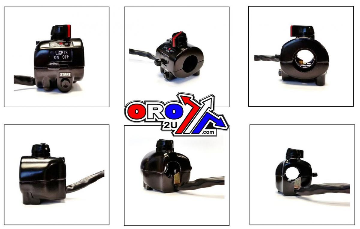 K&S Technologies Switch Universal Vintage Bk, K&s 12-0054b