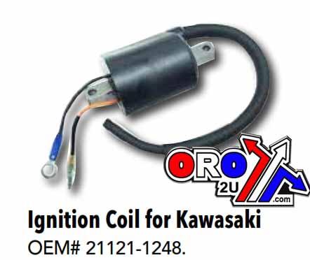 K&L Supply Coil Ignition Kaw 21121-1248, 20-6921 Kawasaki KX250 95-98