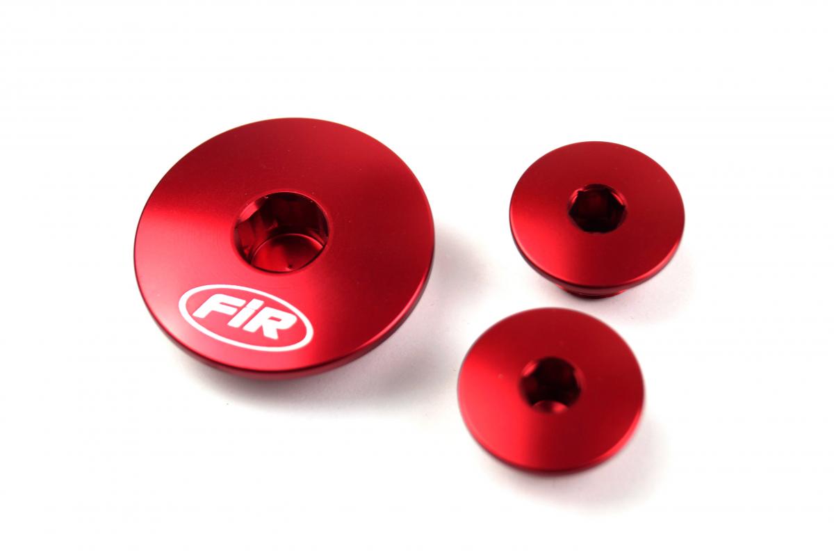 FIR Engine Plug Kit Red Alloy CRF, Honda CRF250R/x 2004-2009 Enp-01