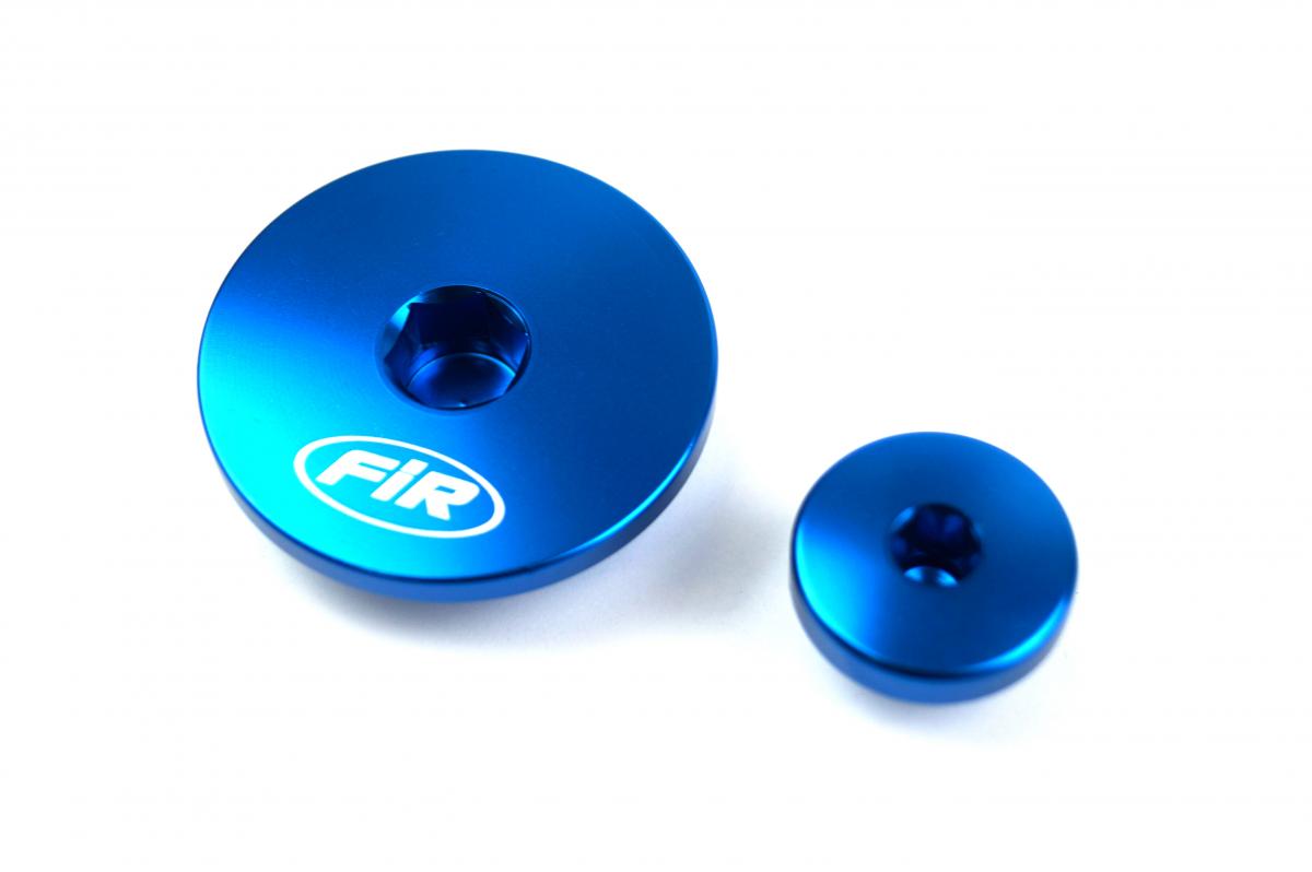 FIR Engine Plug Kit Blue Alloy Yam, Yamaha YZF 250, 400, Wrf 250 Enp-04