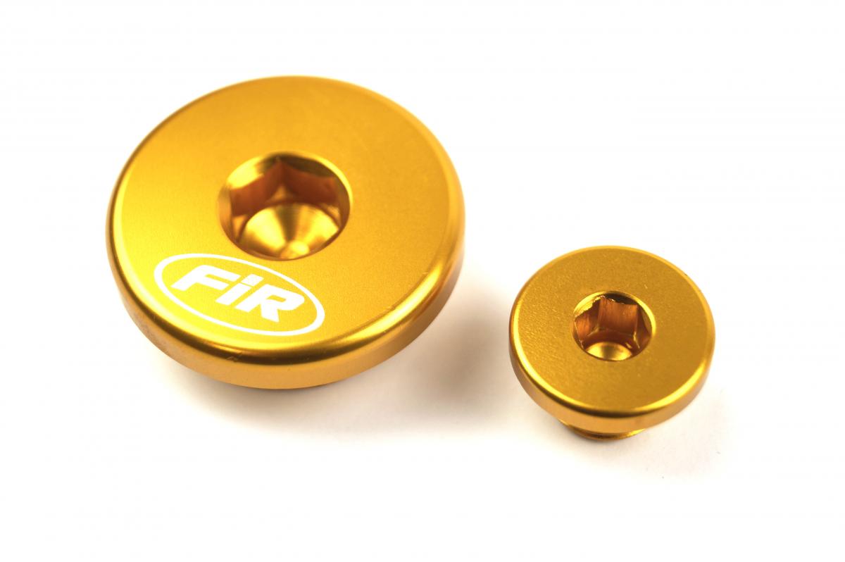 FIR Engine Plug Kit Gold Alloy Suz, Suzuki RMZ 250 & 450 Enp-07