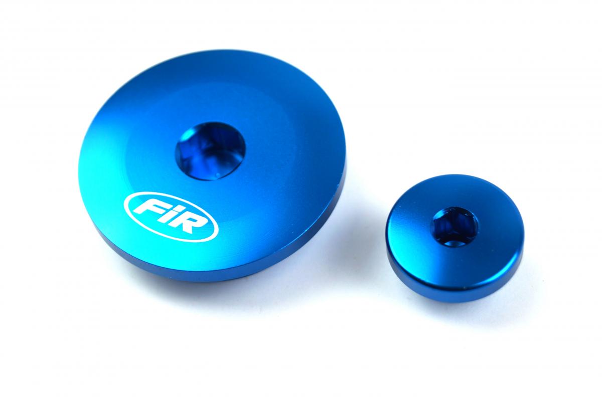 FIR Engine Plug Kit Blue Alloy Yam, Yamaha YZF 250 & 450 Wrf 450 Enp-12