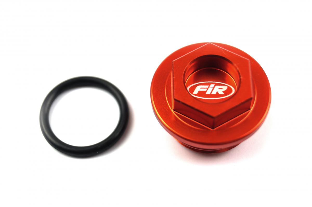 FIR Oil Filler Plug Alloy M24x3.0, KTM & Husqvarna Orange Ofp-05 Orange