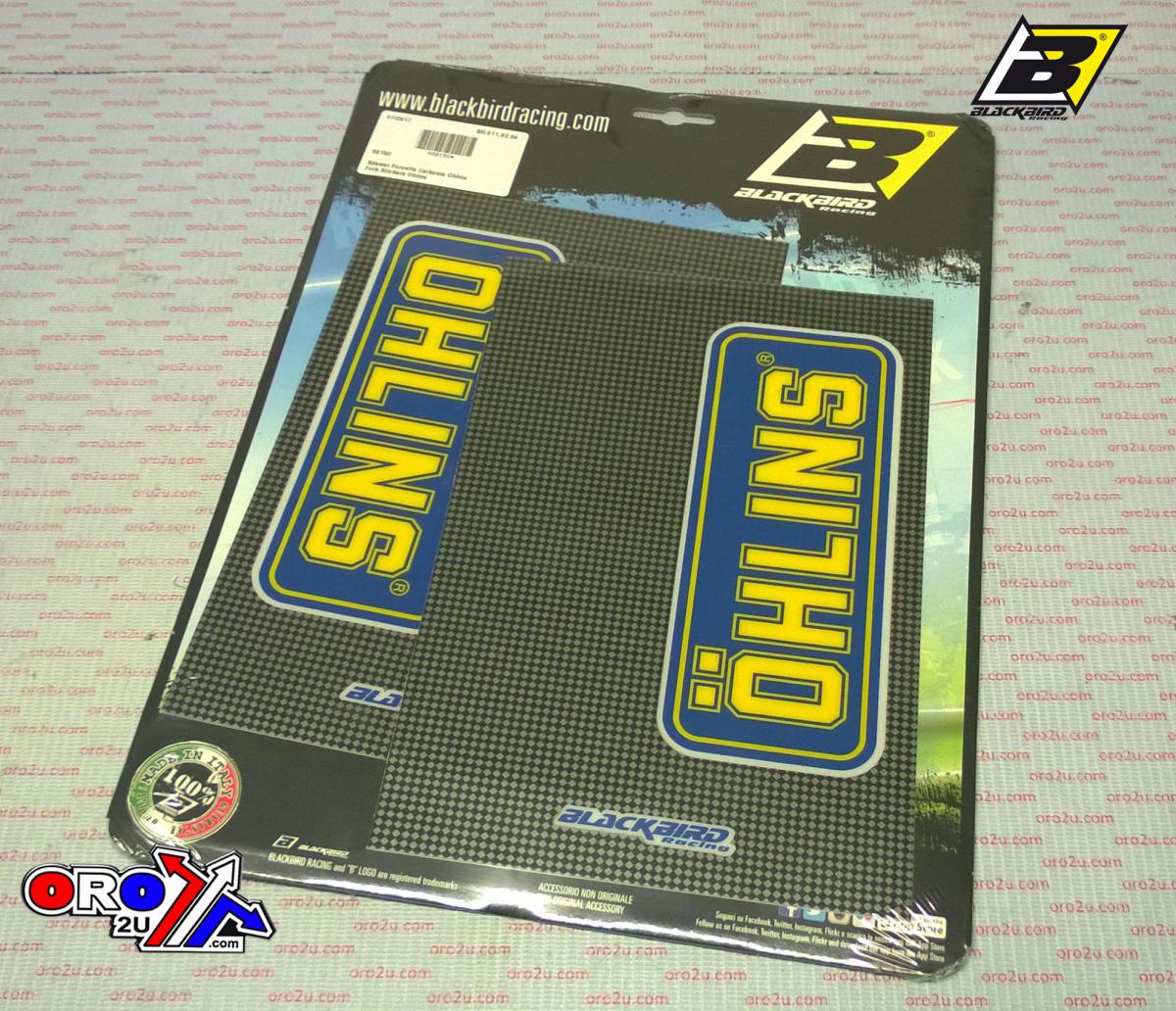 Blackbird Graphics Fork Decal Set Carbon Ohlins 5015o