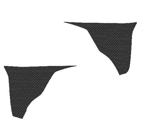 Blackbird Graphics Air Box Decal 06-09 YZF250/450, Blackbird 5222 Carbon Look, Bb5222