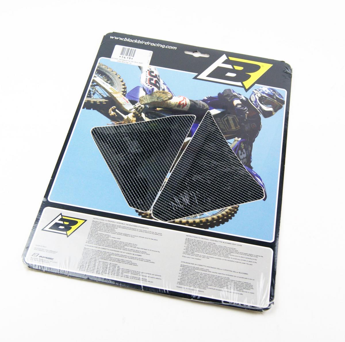 Blackbird Graphics KXF250/450 12-14 Air Box Decal, Carbon Look Blackbird 5422