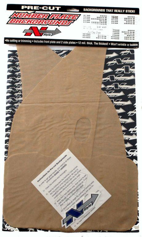 Blackbird Graphics 86-00 XR600 Backgrounds Clear