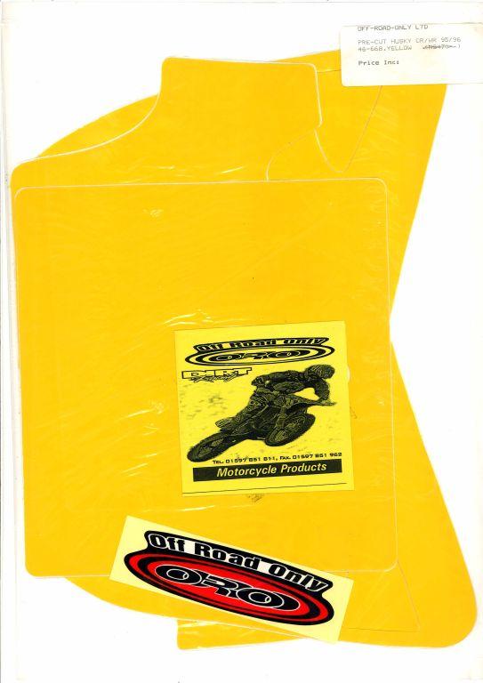 Blackbird Graphics Pre-cut Husky CR/MX 95/98, Backgrounds