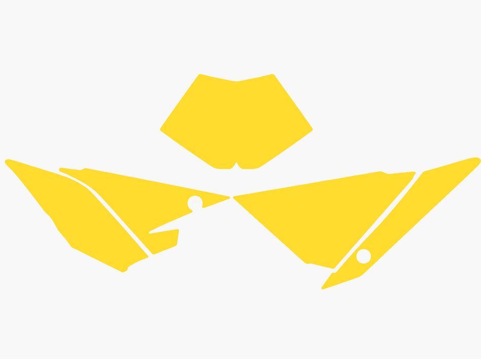 Blackbird Graphics 18-19 Rr 2t 4t Beta Backgrounds, Yellow Blackbird, 3b04/40