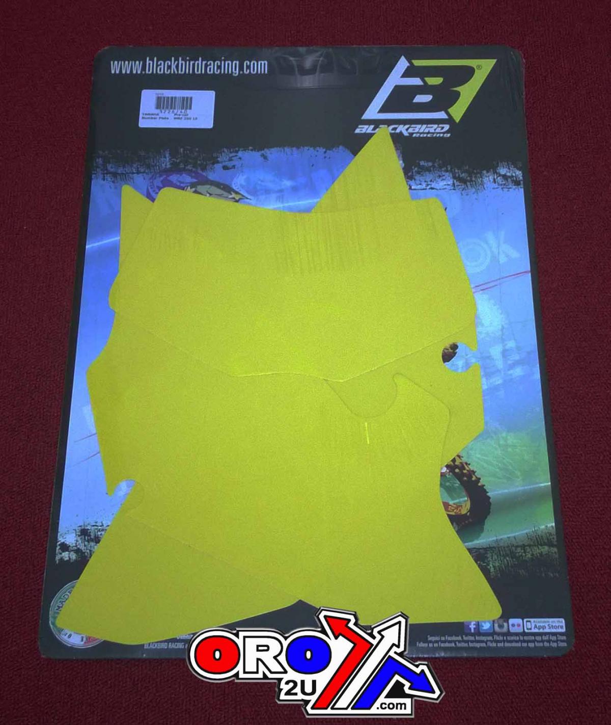 Blackbird Graphics 15-19 WRF250 Backgrounds, Yellow Blackbird 3226/40