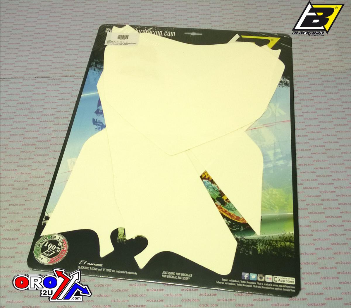 Blackbird Graphics 13-15 KXF250/450 Backgrounds, White Blackbird 3417/10