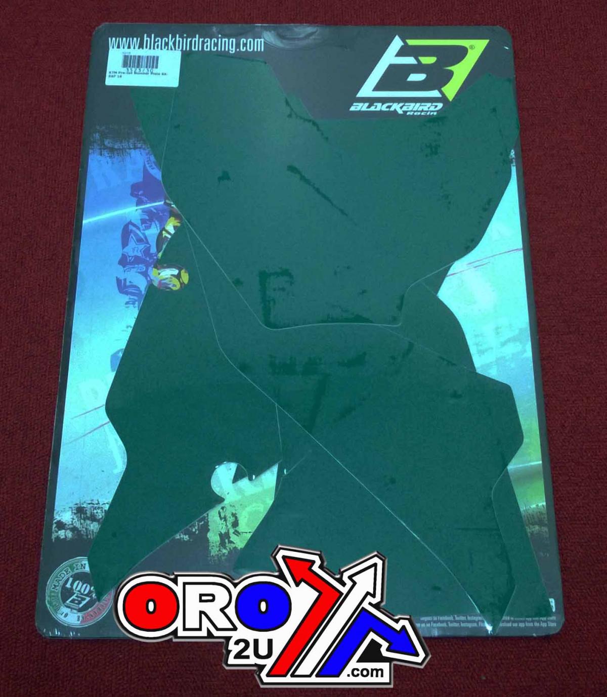 Blackbird Graphics 16-17 KTM SX-SXF Backgrounds, Green Blackbird 3523/30, 3523\000003