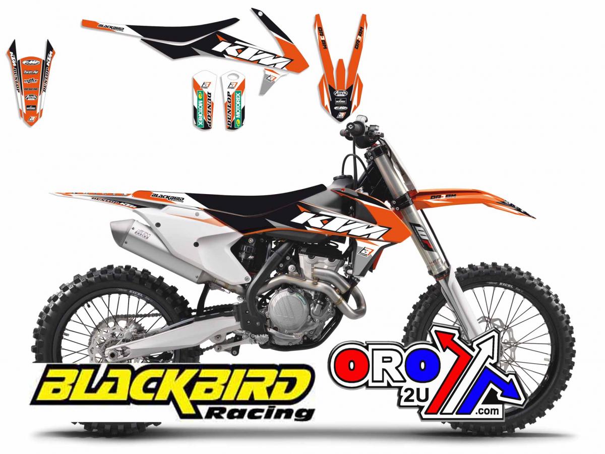 Blackbird Graphics 16-17 SX/SXF KTM Dream-3, Blackbird Full Team Kit 8541e