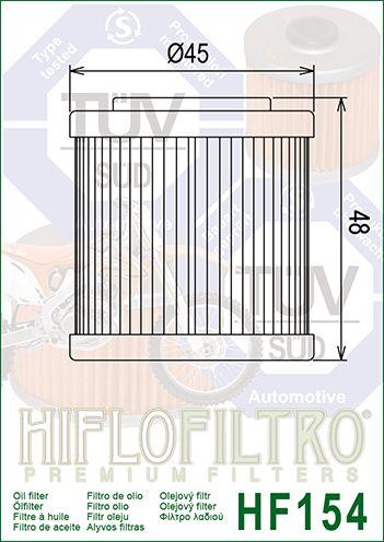 HiFlo Filters Oil Filter Hiflo HF154 Husky 4