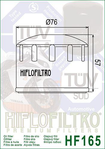 HiFlo Filters Oil Filter Hiflo HF165 Bmw, Bmw 11 42 7 707 217