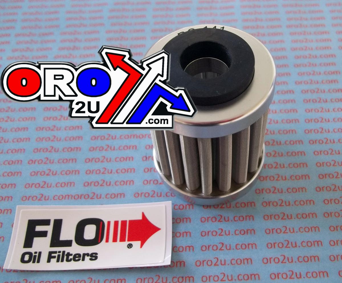 PC Racing Oil Filter Flo Reusable PC141, Pc Racing Usa Stainless Steel