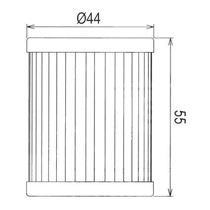 MTX Parts Oil Filter HF132 165102450 Moto Filter Mf8132