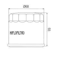 HiFlo Filters Oil Filter Hiflo HF138 Black