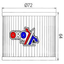 MTX Parts Oil Filter HF133 Suzuki Gs 16500-45810 Mf8133
