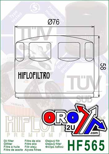 HiFlo Filters Oil Filter Hiflo HF565 Can
