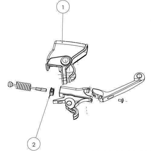 RENTHAL BRAKE SHROUD RUBBER, Renthal LV-123/LV-124