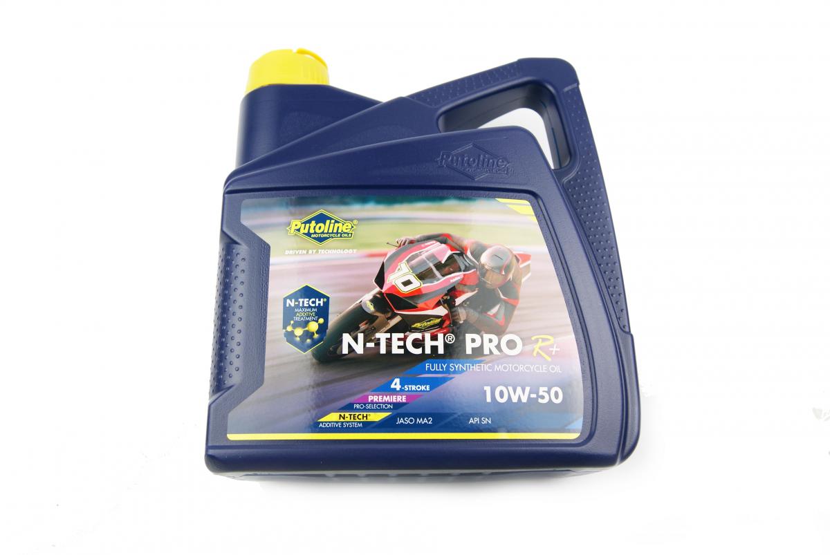 Putoline Oils 4lt N-tech Pro R+ 10/50wt, Used to Be Road Nano Tech 4+ 10/50wt, Box 4 N-techr+10/50-4