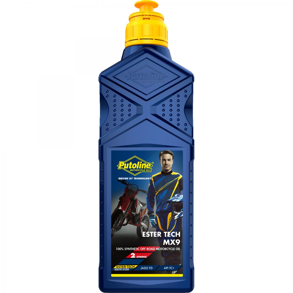 Putoline Oils Mx9 Putoline Oil 1lt 2-stroke, Mx9-1, Mx9-1, 70695