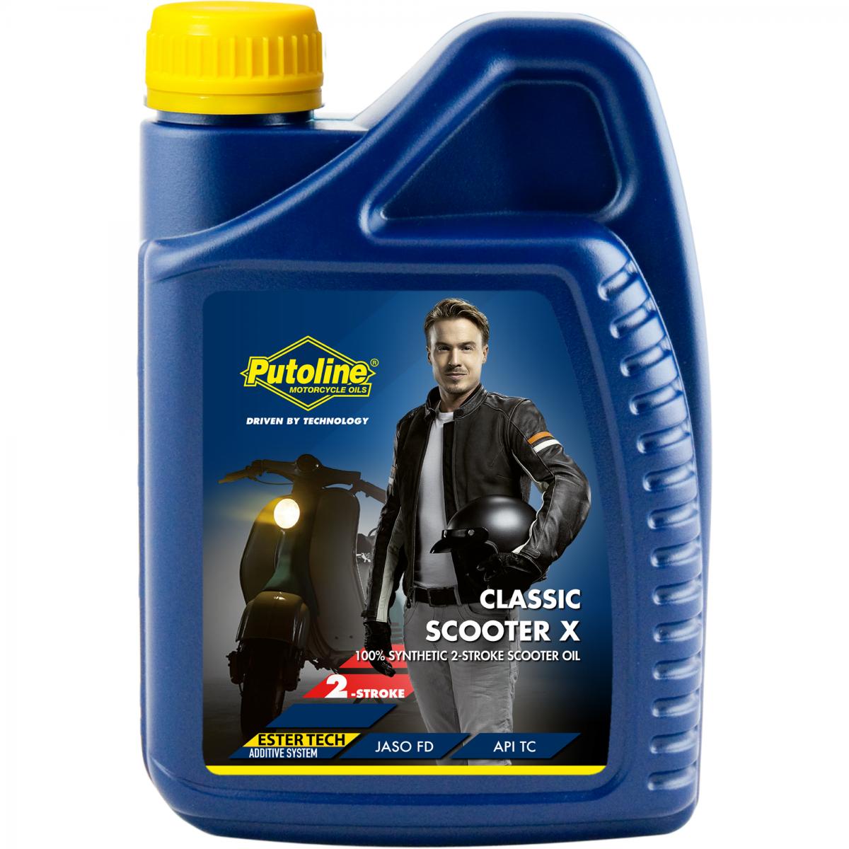 Putoline Oils 1lt Classic Scooter X Putoline, Scootx-1, 70700,   Scootx-1