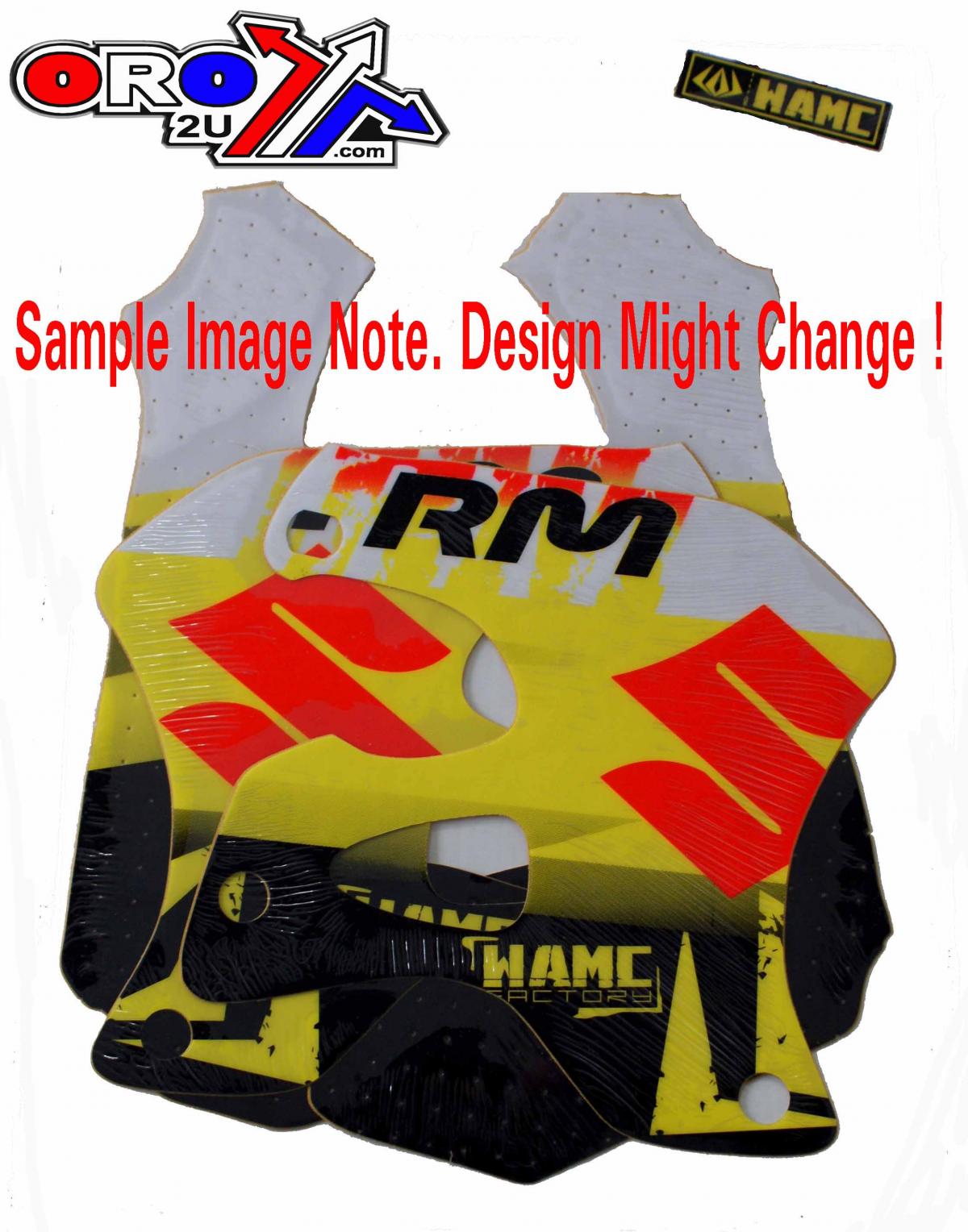 WAMC Decals 96-98 RM125 Rad Tank Stickers, Wamc,design's and Colours Might Change