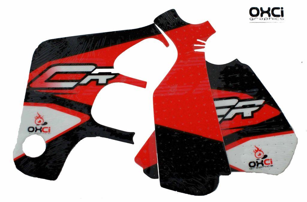 WAMC Decals 92-95 CR80 Decal Kit, Flourescent-red